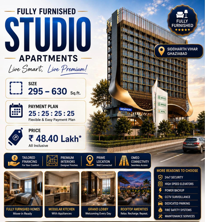 SG Studio Apartment Siddharth Vihar